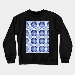 Portuguese Tiles Pattern Crewneck Sweatshirt